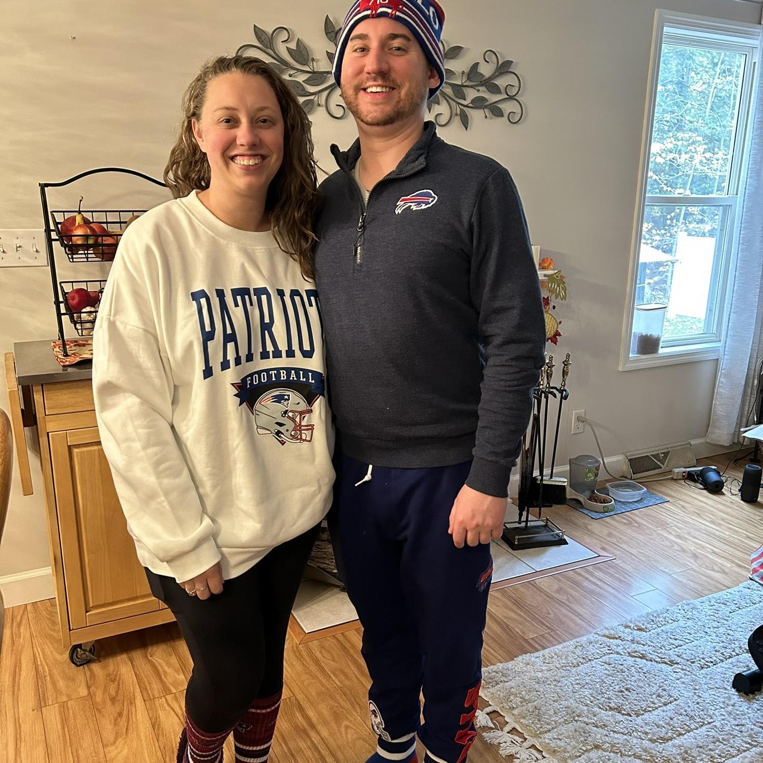 Right before we broke up for the Bills v Pats