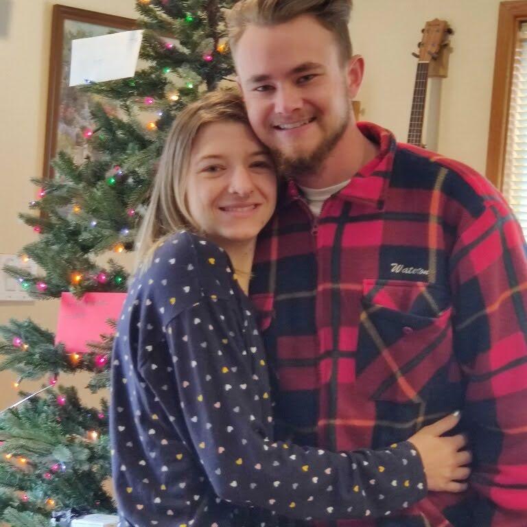 First Christmas together at Liam's parent's house!