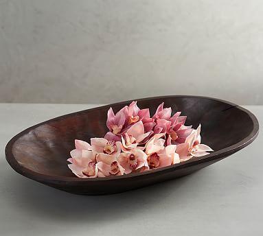 Shallow Oval Dough Bowl