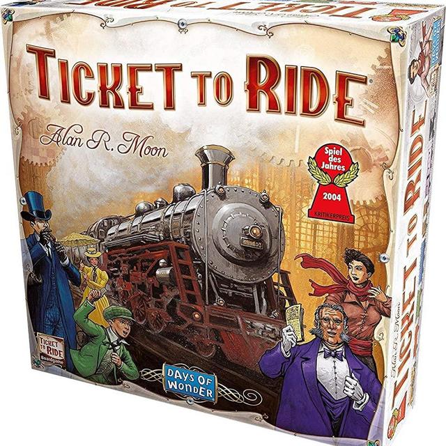 Ticket to Ride, Board Game for Kids and Adults,Connect Trains from Canada to Mexico US Edition (USA)