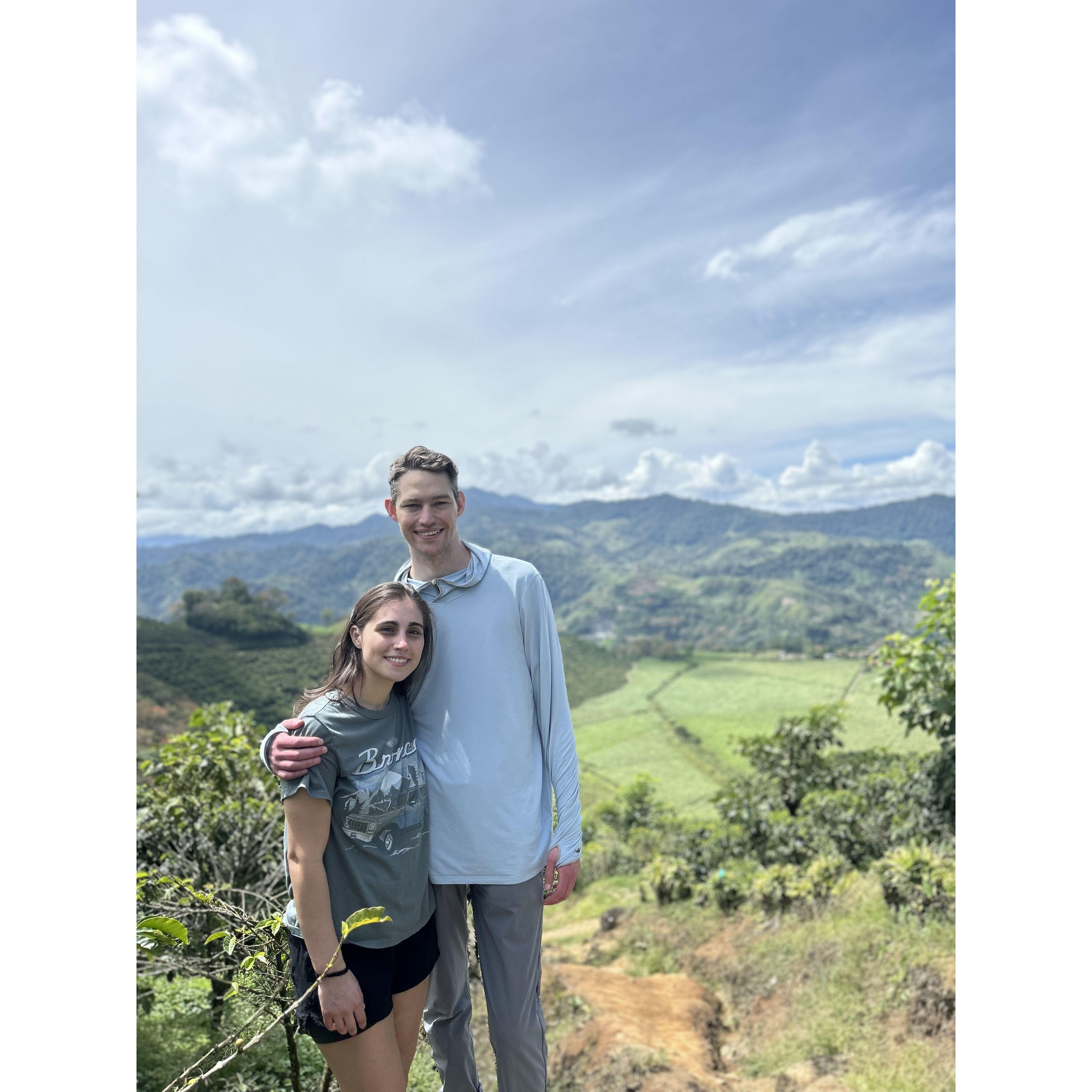 Walking through a coffee plantation ☕️