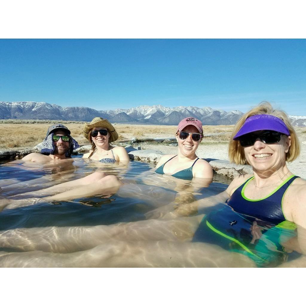Soaking in the natural beauty of the Eastern Sierra