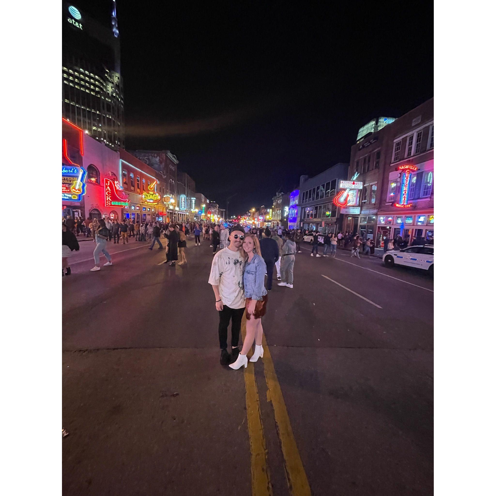 Another night in Nashville, TN