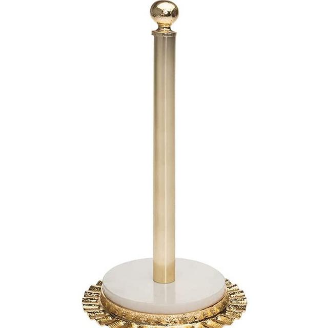 Paper Towel Holder Paper Towel Dispenser Ripple Gold by Godinger