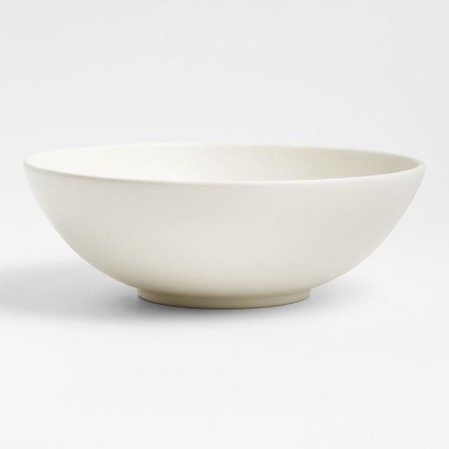 Craft Linen Cream Serving Bowl