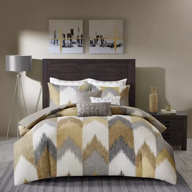 INK+IVY Alpine Full/Queen Comforter Set in Yellow