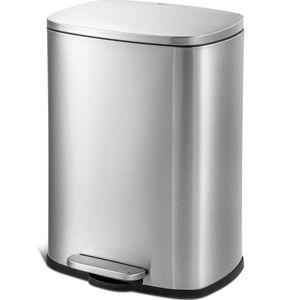 Heavy Duty Hands-Free Stainless Steel Trash Can