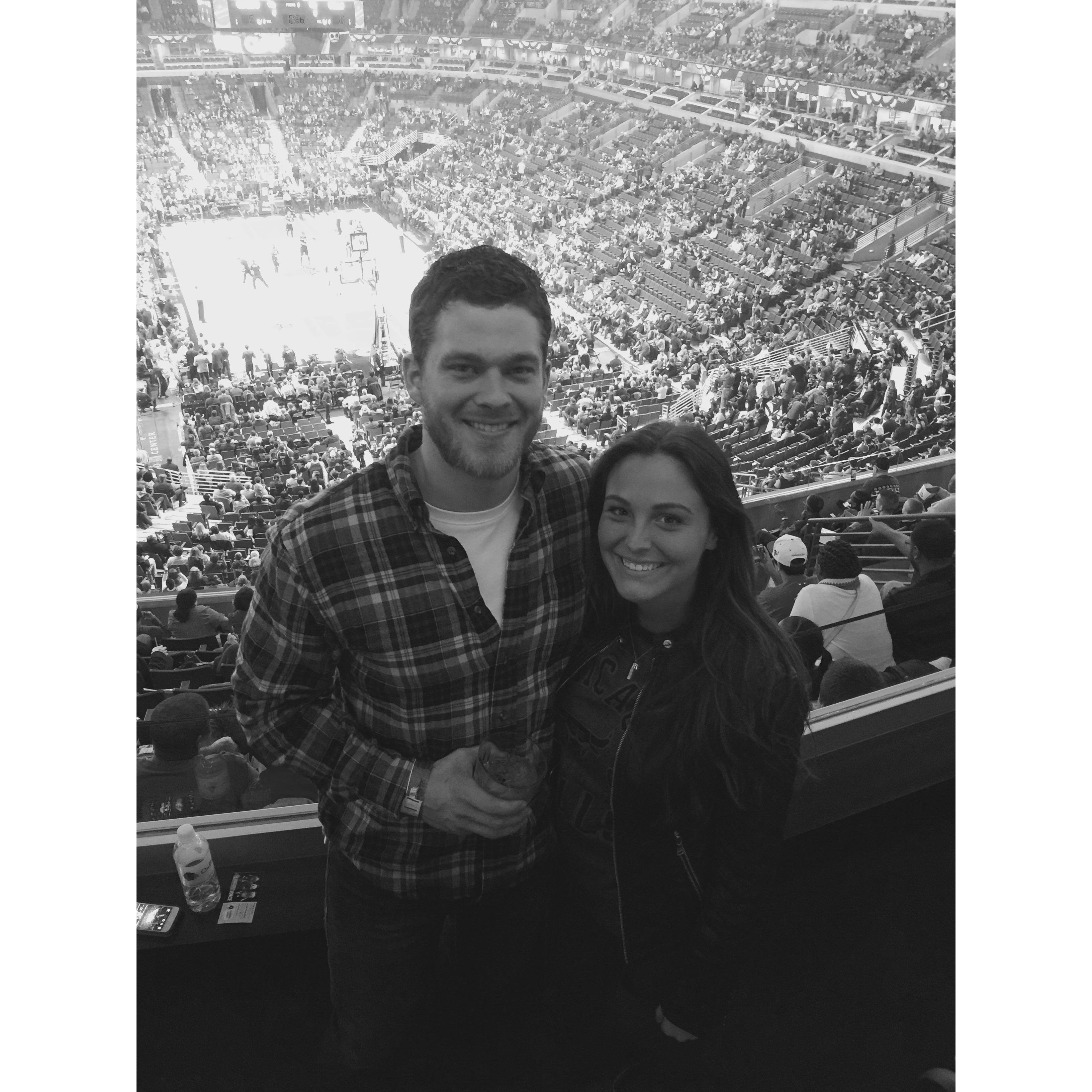 2014- Chicago Bulls vs. LA Lakers game (Kobe!).