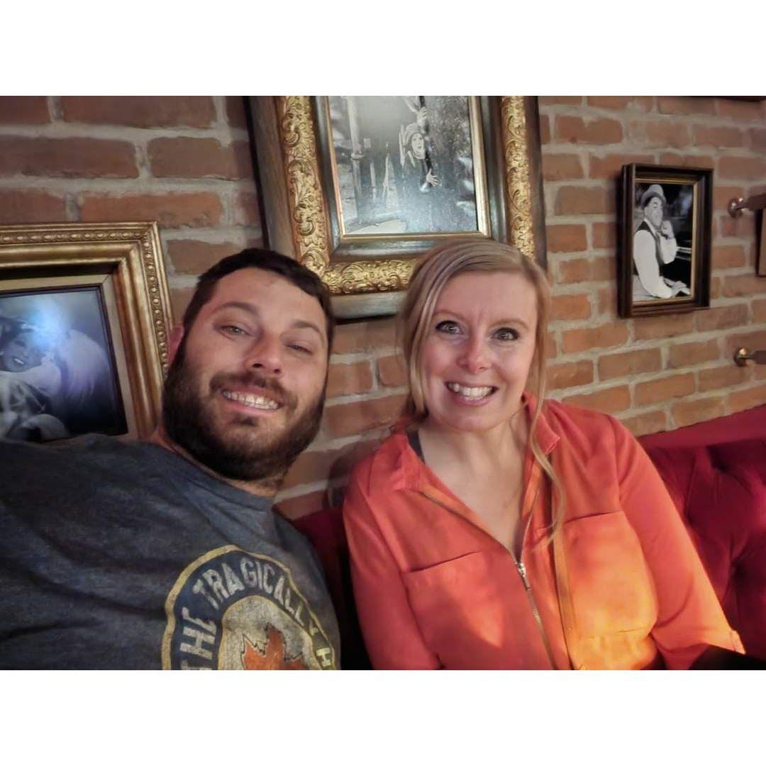 Date night at Revival 1863. This speak easy type establishment hosted a Tragically Hip cover band called "The Hip Experience". They rocked!