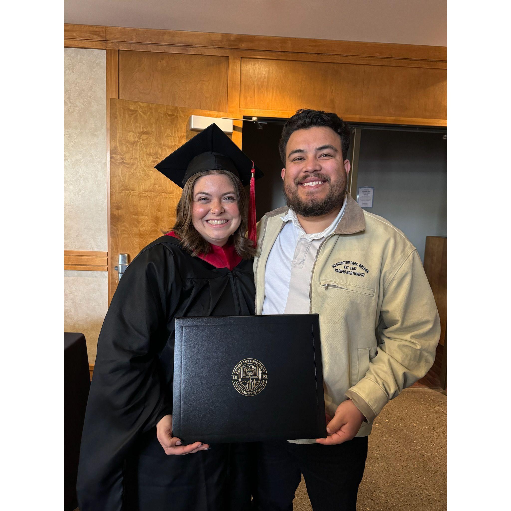 Suzanne got her masters!