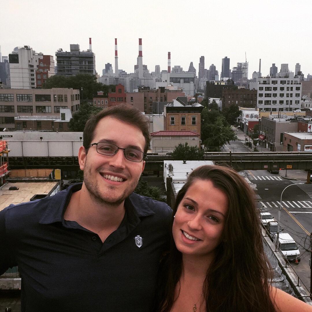 View from our apartment rooftop in Long Island City, NY