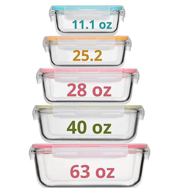 Lid Organizer for Food Storage Container, Bawuie Plastic Lid Holder with 4  Adjustable Dividers for Kitchen Pantry Cabinet and Drawer, Countertop