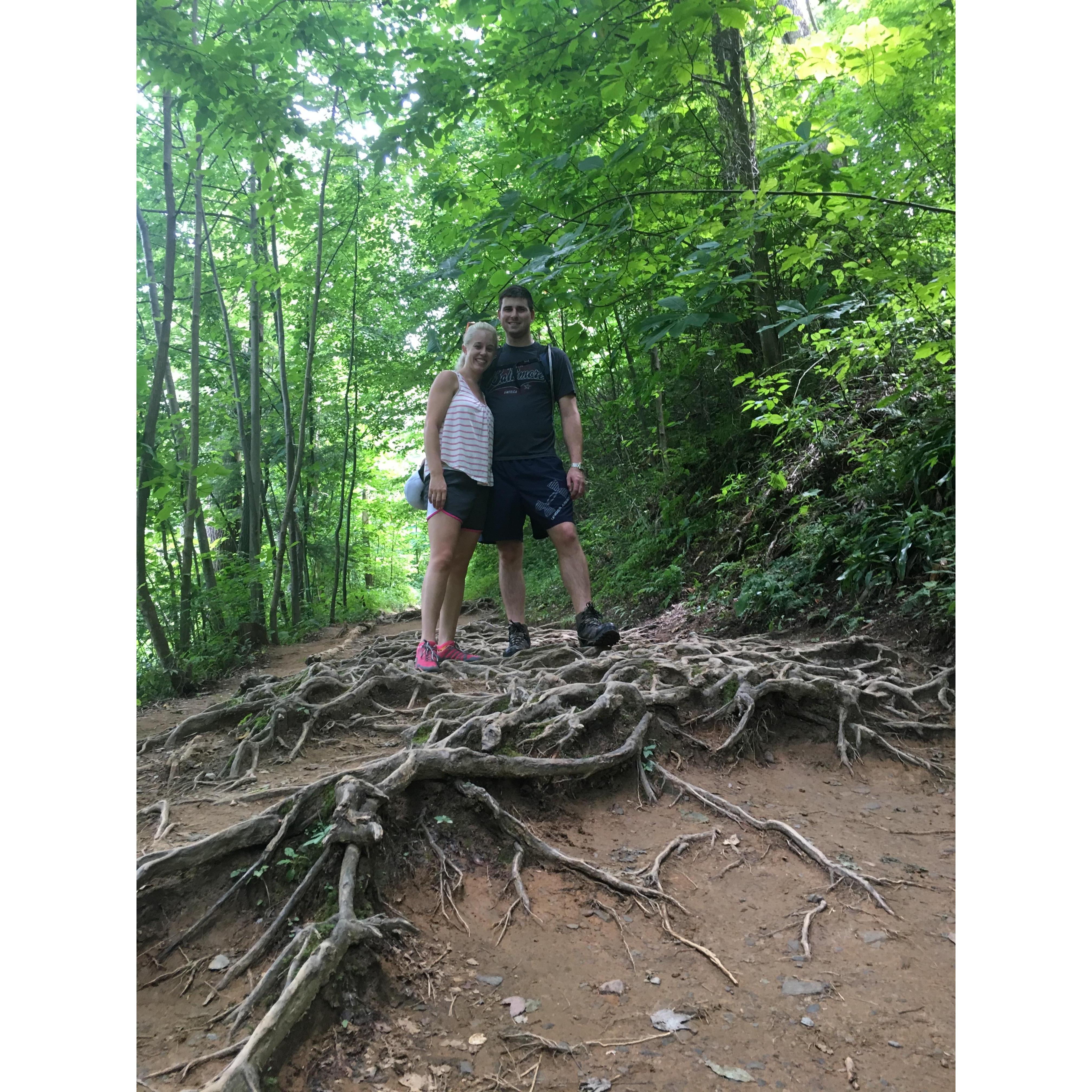 First Allen family trip together to Gatlinburg, TN.