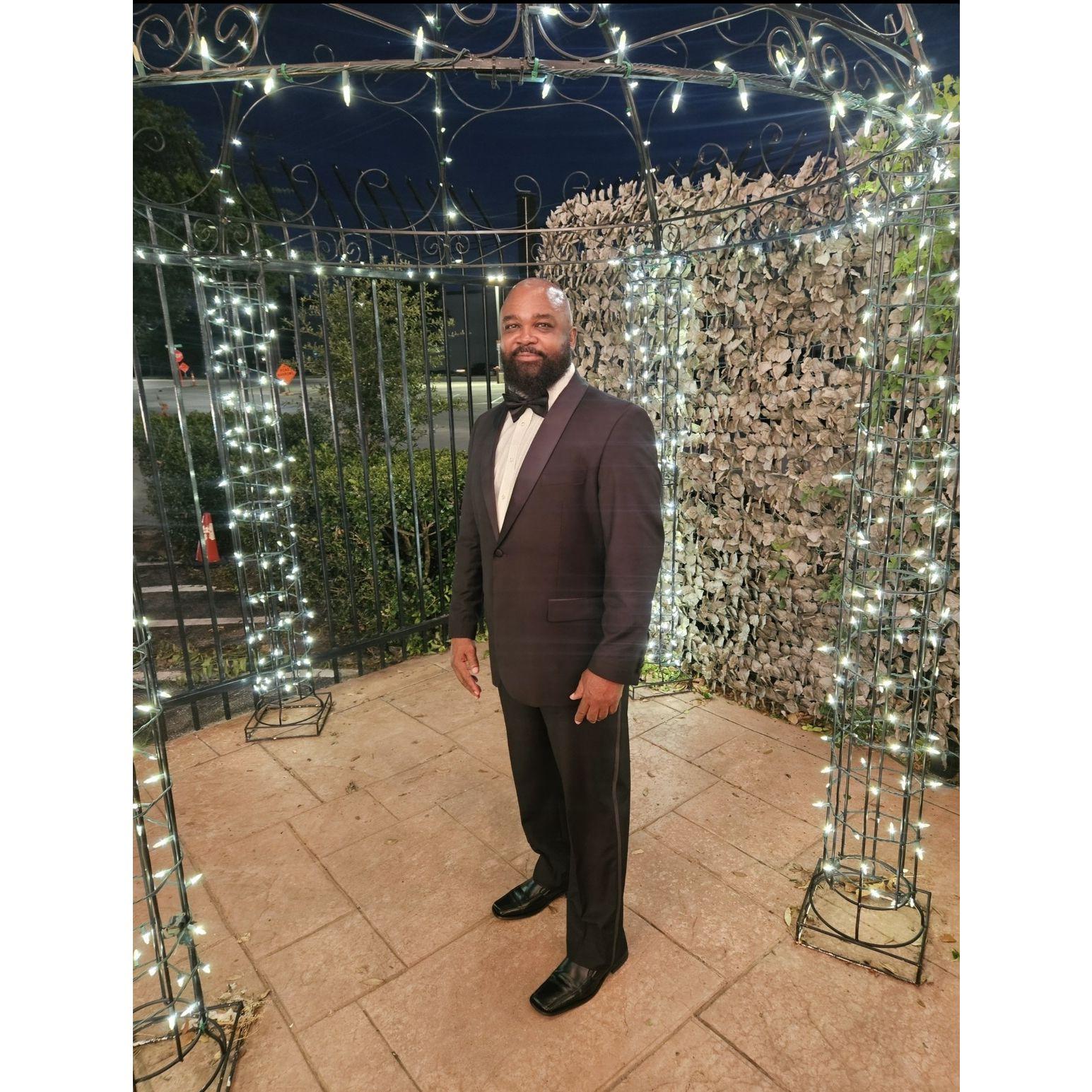 My Man My Man My Man...... My baby looking good in his Tux at the Four Winds Bible Church Banquet