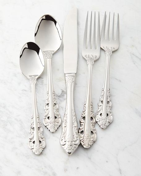 Wallace Silversmiths65-Piece Antique Baroque Flatware