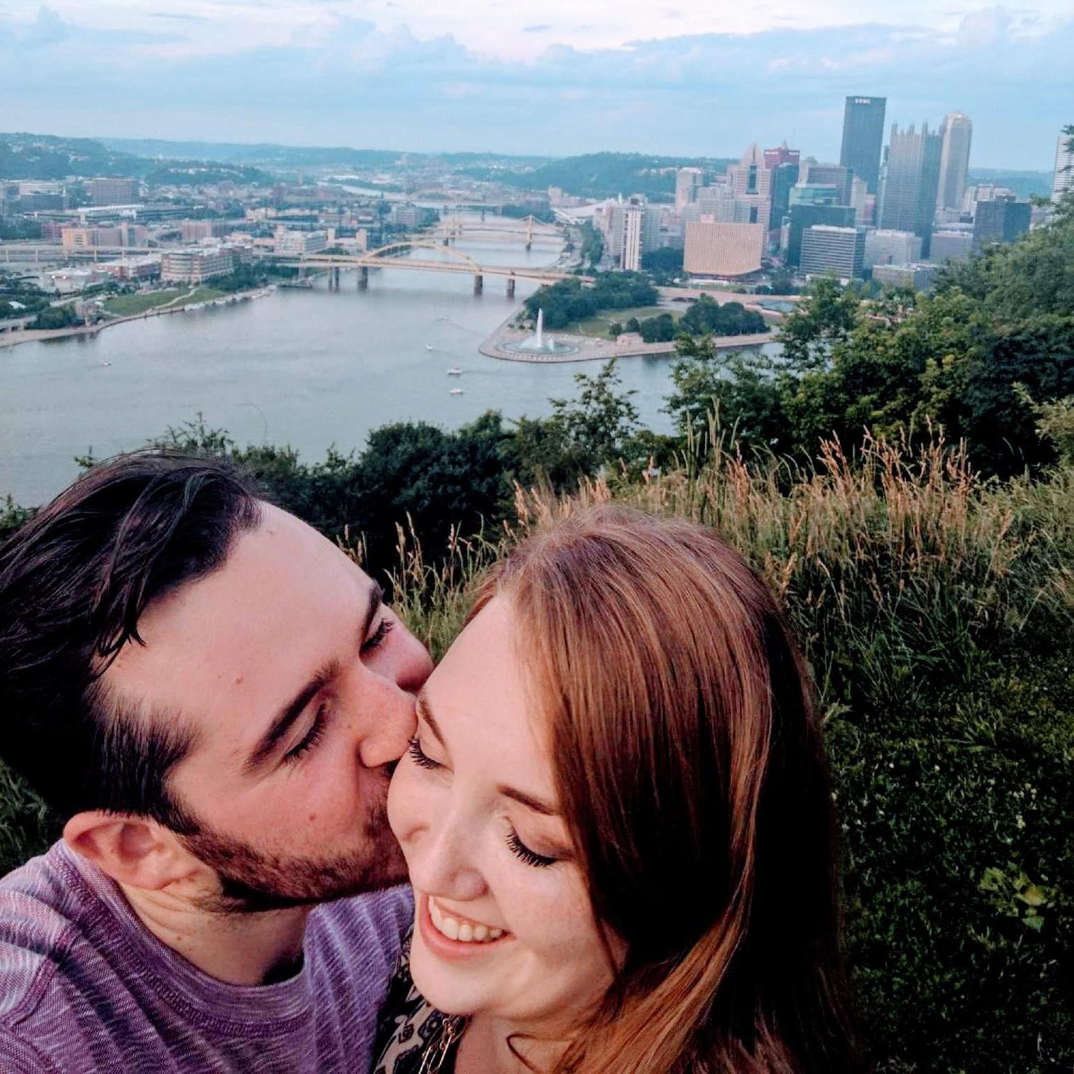 Date night atop the city they call home, Pittsburgh