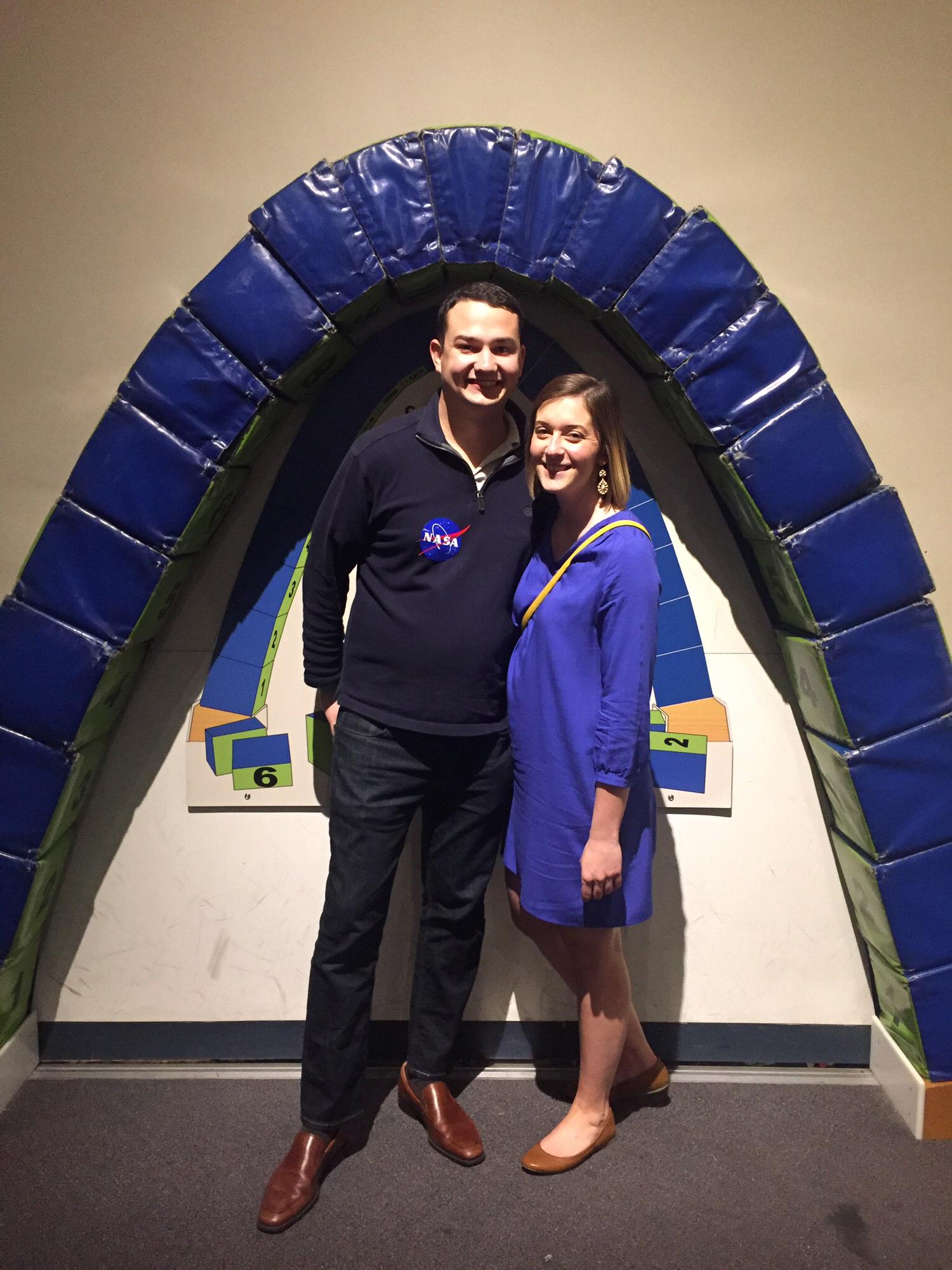 Our first photo! We went to Yuri’s Night at the Great Lakes Science Center