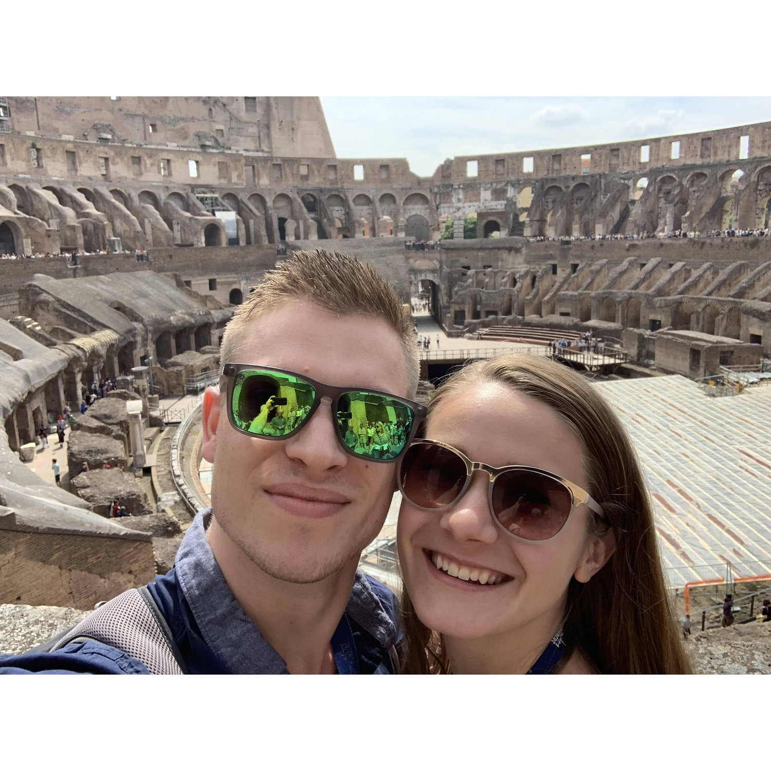 Colosseum Tour during our trip to Europe