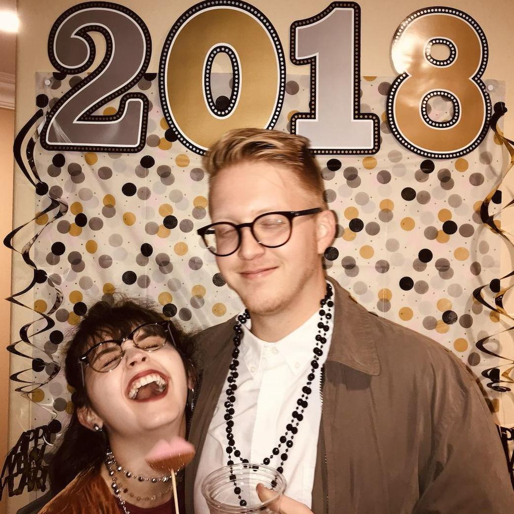 NYE 2018 // our first (of many) New Years together!!!