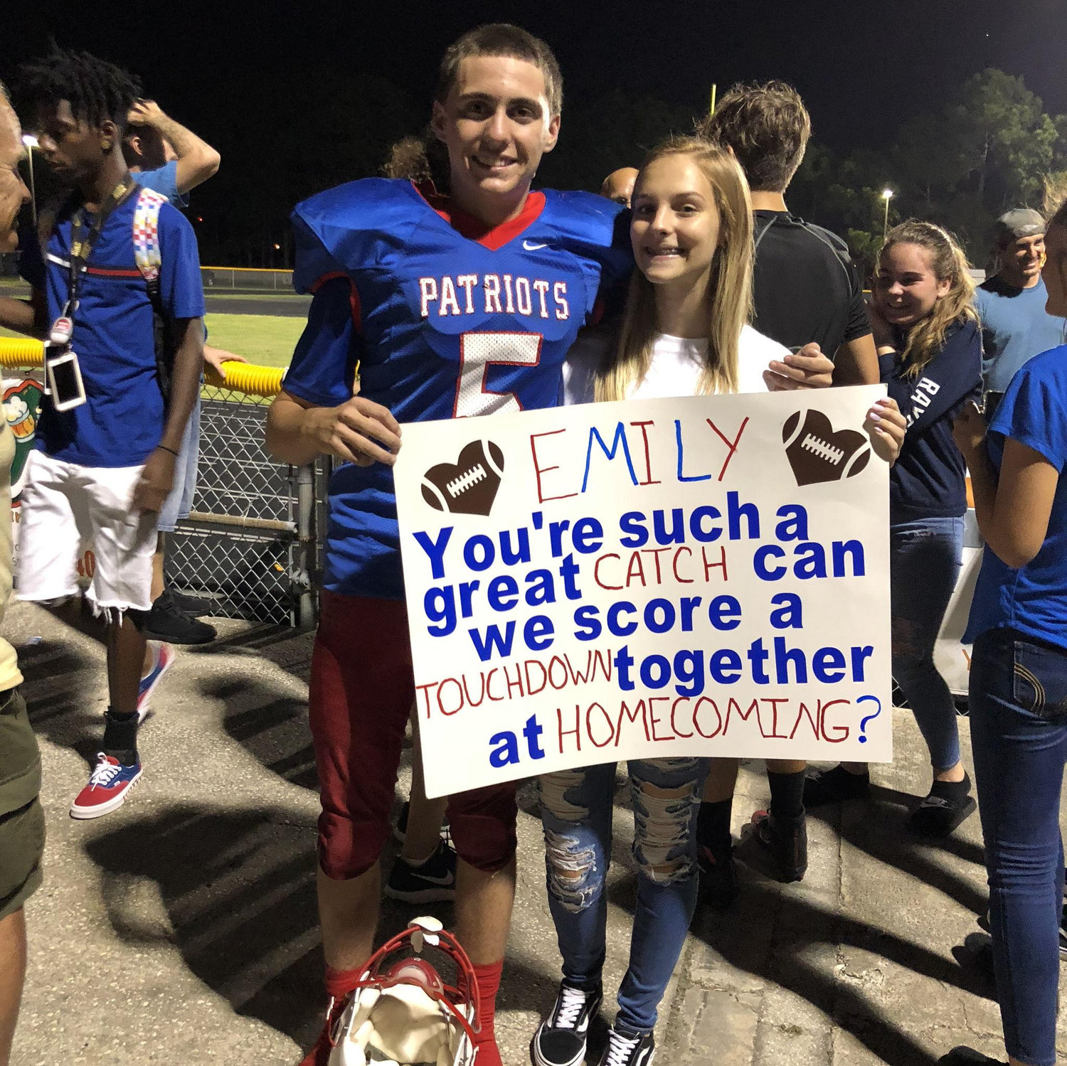 Aaron asking Emily to homecoming!