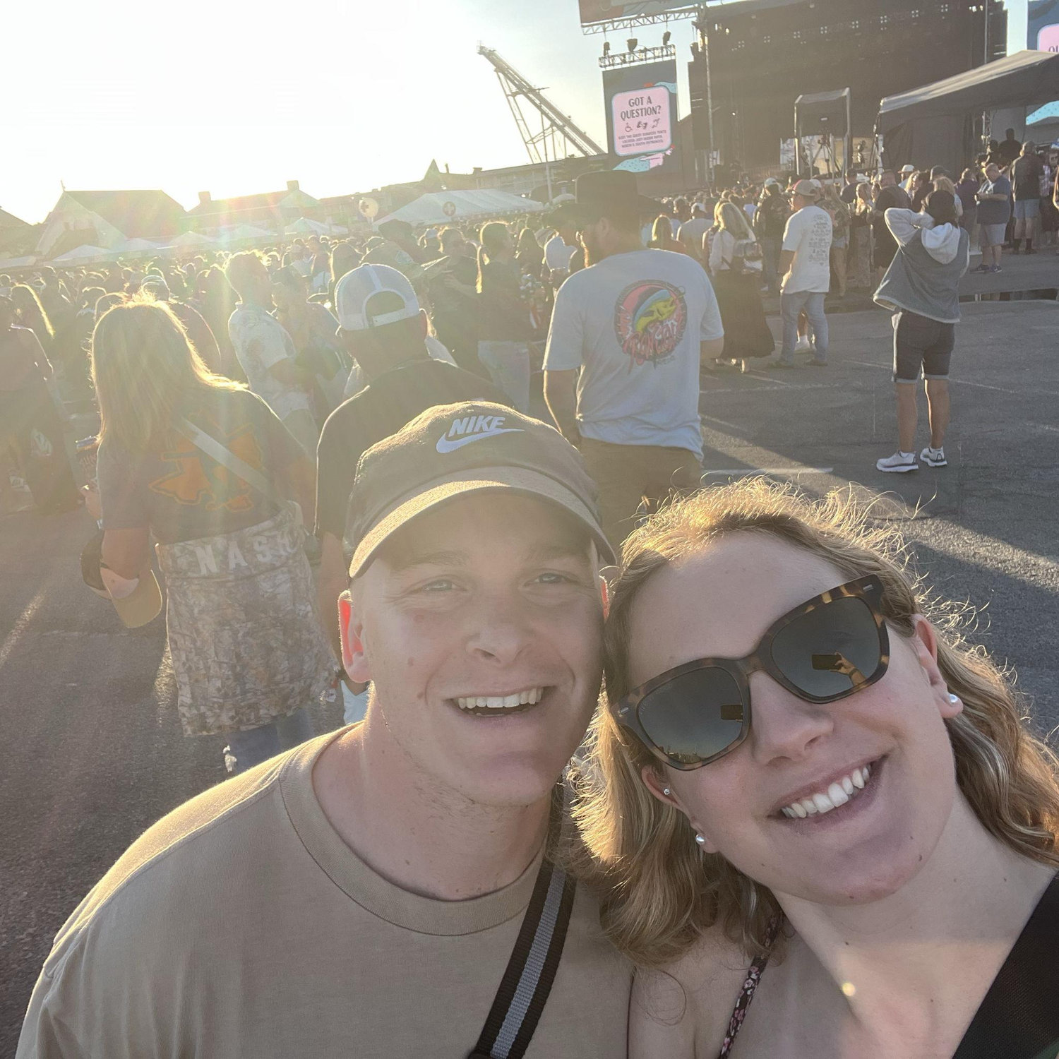 Country Calling on the day we got engaged!