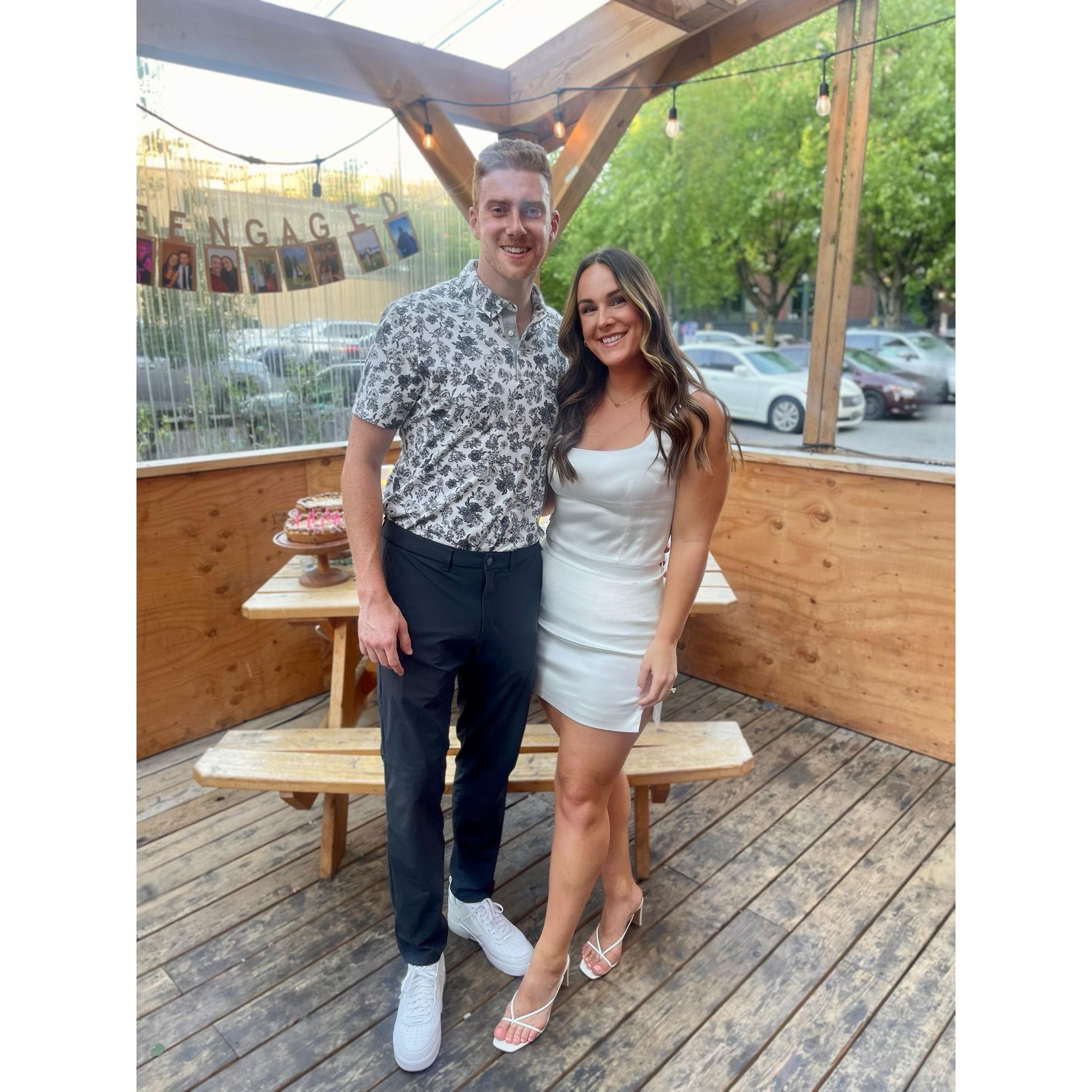 Our engagement party <3