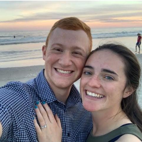 We called our parents and told them we were engaged right after we took this picture 

(nice selfie skills Drew <3 )