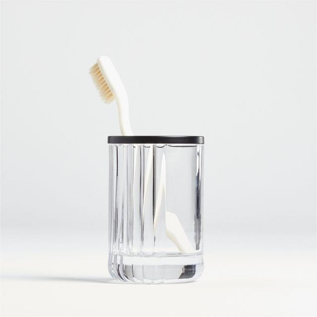 Ribbed Glass Tumbler