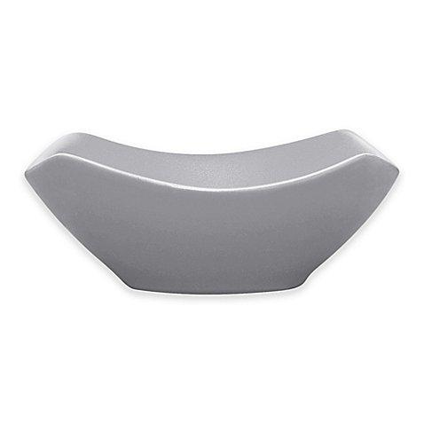 Noritake Colorwave Large Square Bowl in Slate | Measures 8.75" L x 8.75" W x 3.25" H