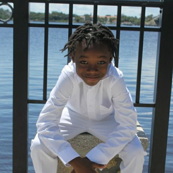 Even though this photo may seem misleading to others, our son is every bit of a young gentlemen.