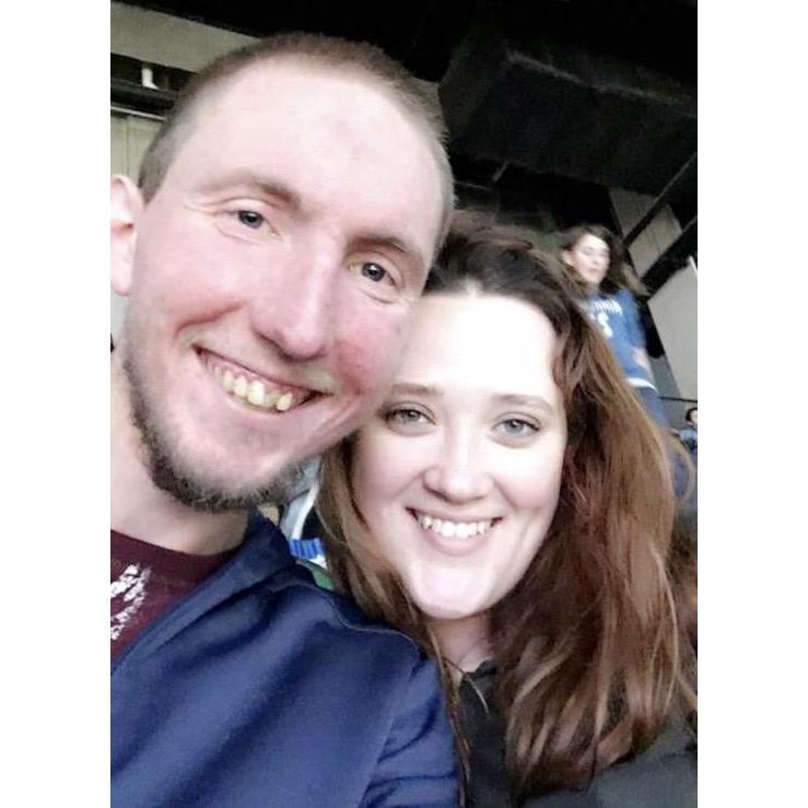 Kristen's first Timberwolves game!