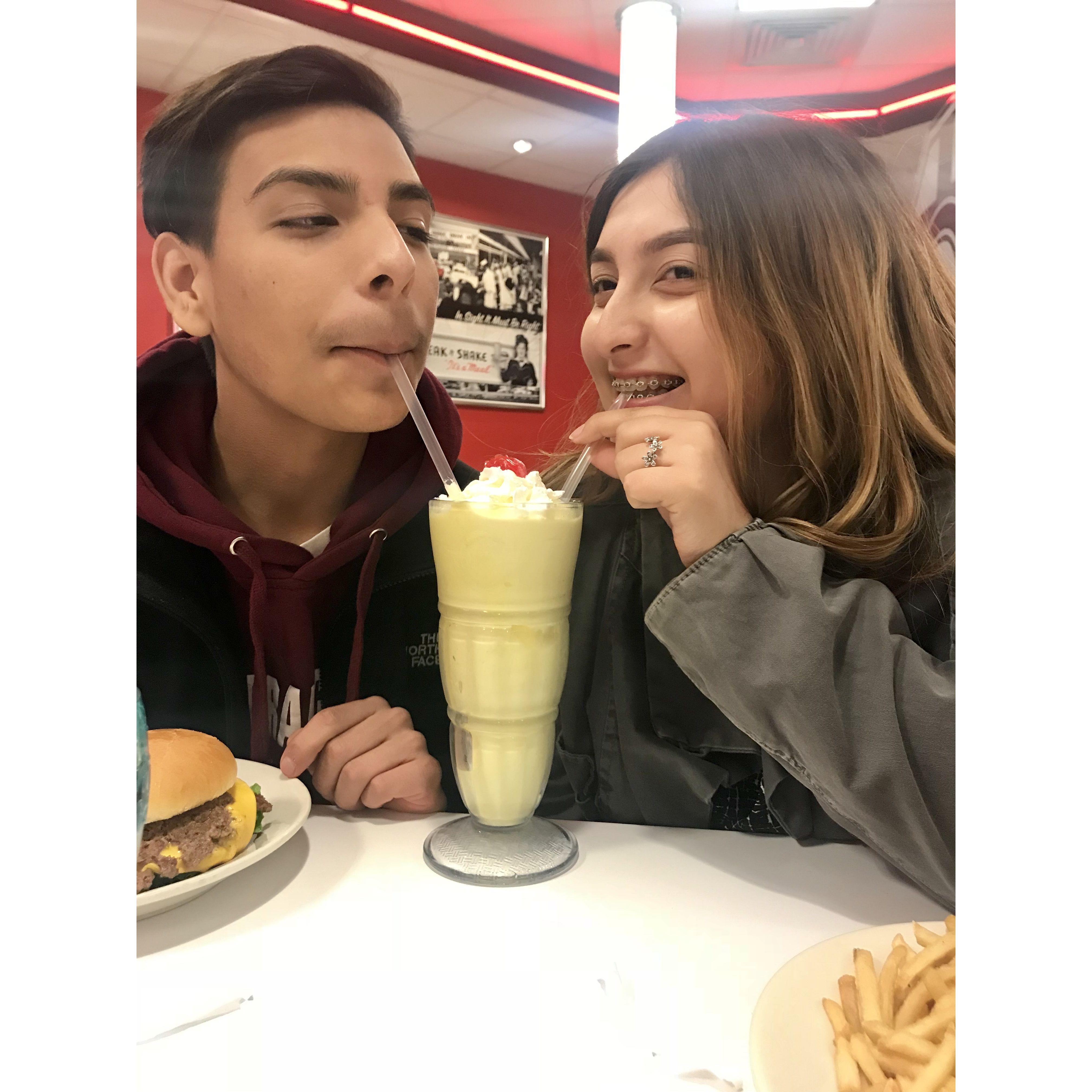 One of our first dates