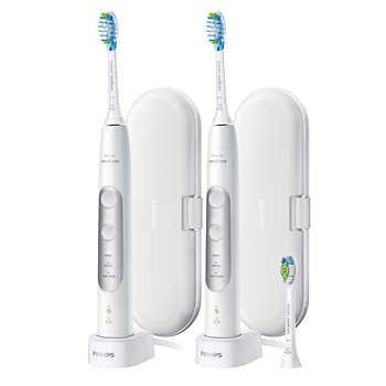 Philips Sonicare ExpertResults 7000 Rechargable Toothbrush, 2-pack