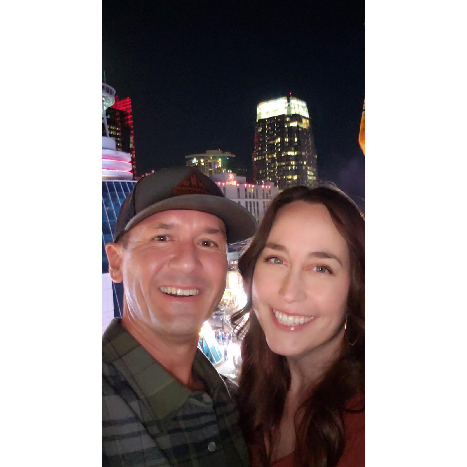 October '21 visit to TN! Dinner at 5th and Broadway again then off to a Zac Brown Band concert across the street at Bridgestone Arena.