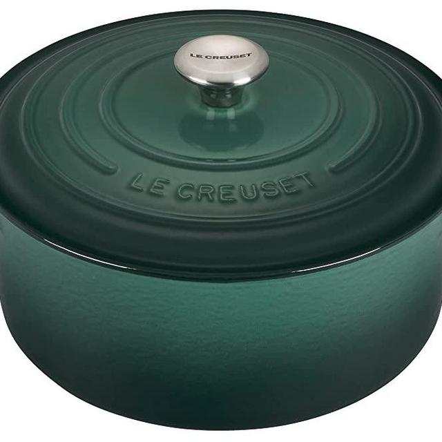 Le Creuset Signature Enameled Cast-Iron Round Dutch Oven, 4-1/2-Quart, Artichaut