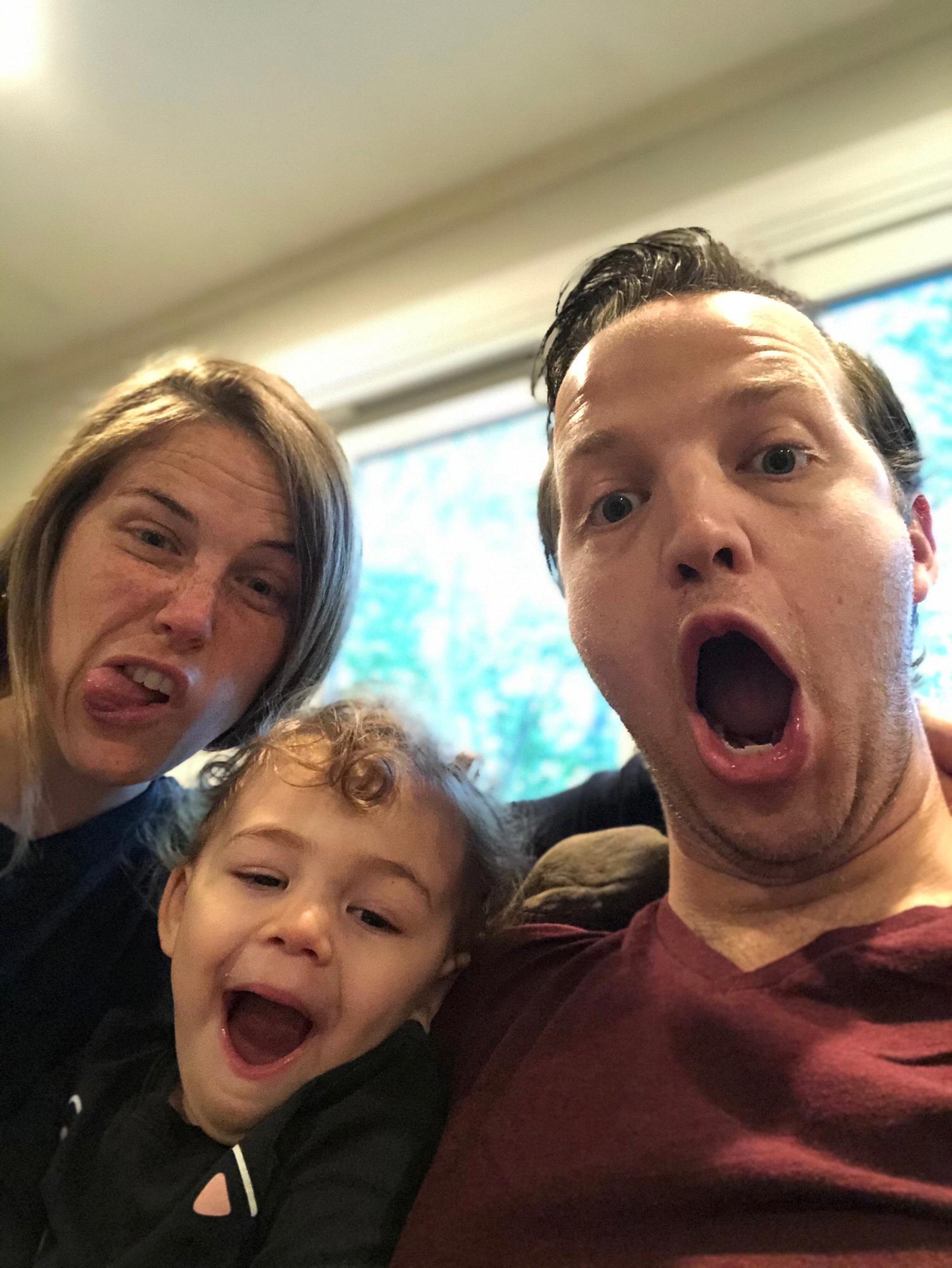 Hanging with our favorite and only child. I mean niece.