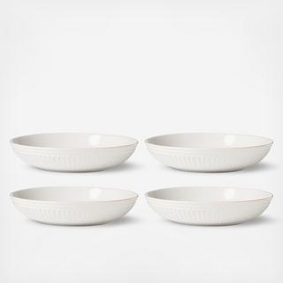 Lenox, French Perle Scallop Dinner Bowl, Set of 4 | Zola