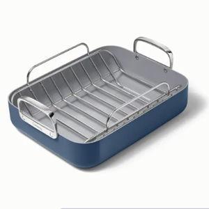 Caraway Roasting Pan With Rack | Navy
