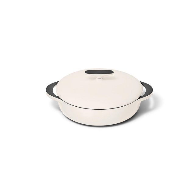 Caraway Cast Iron 3.5-Quart Braiser with Domed Lid