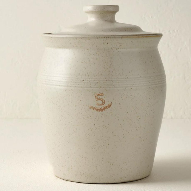 French Grey Canister - Large
