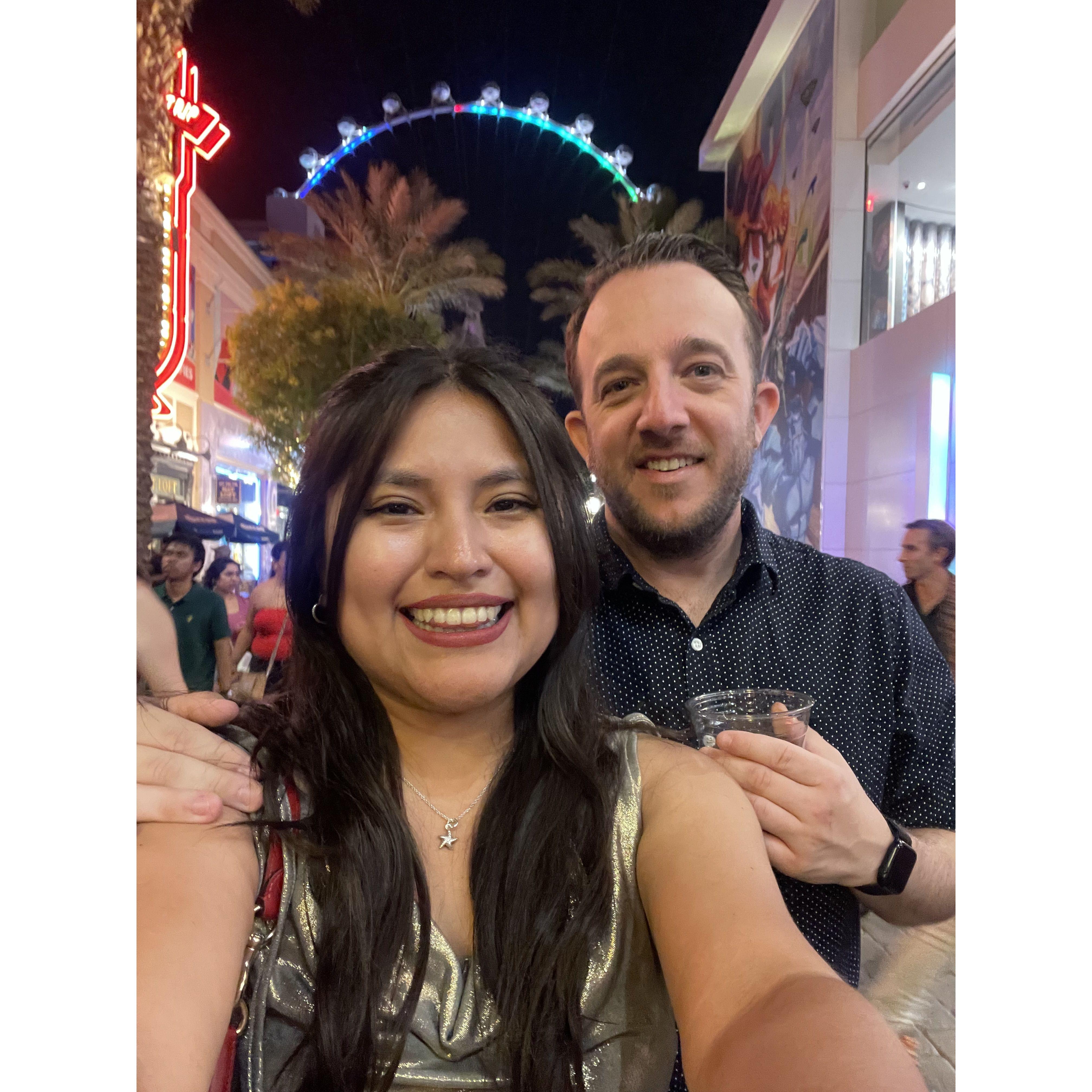 Night out in Vegas, baby!