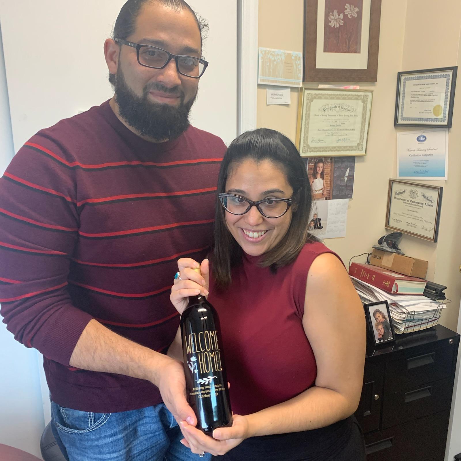 Closing on their first home together in Oct 2019.