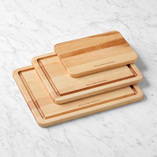 Williams Sonoma Maple Cutting Boards, Set of 3