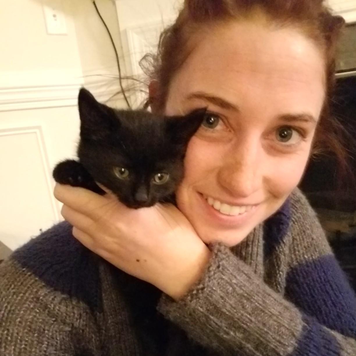 The first time one of us brought a pet home without the other knowing.... and no, it wasn't Jory!