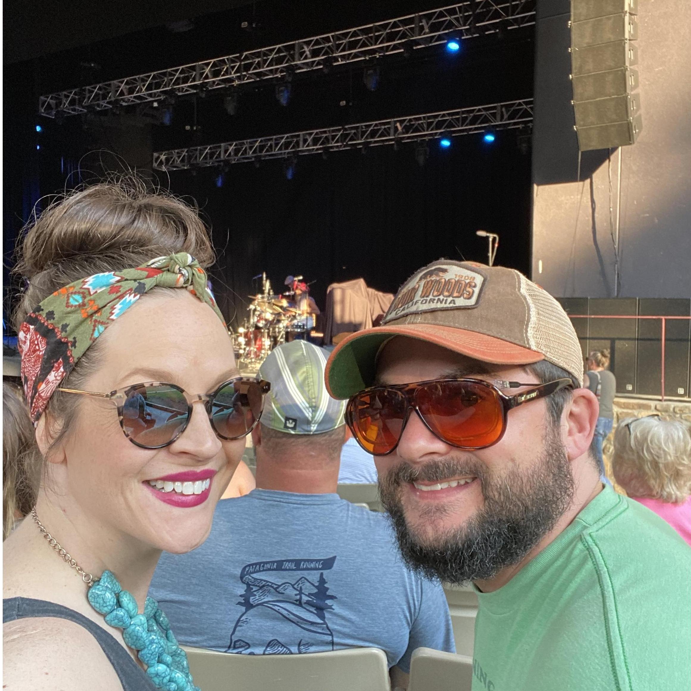 First concert as an engaged couple!