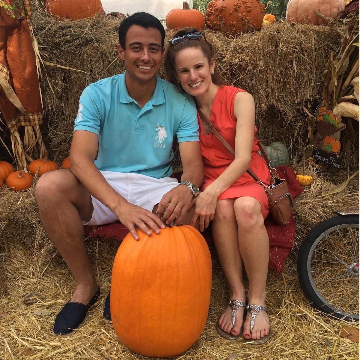 Our first pumpkin!