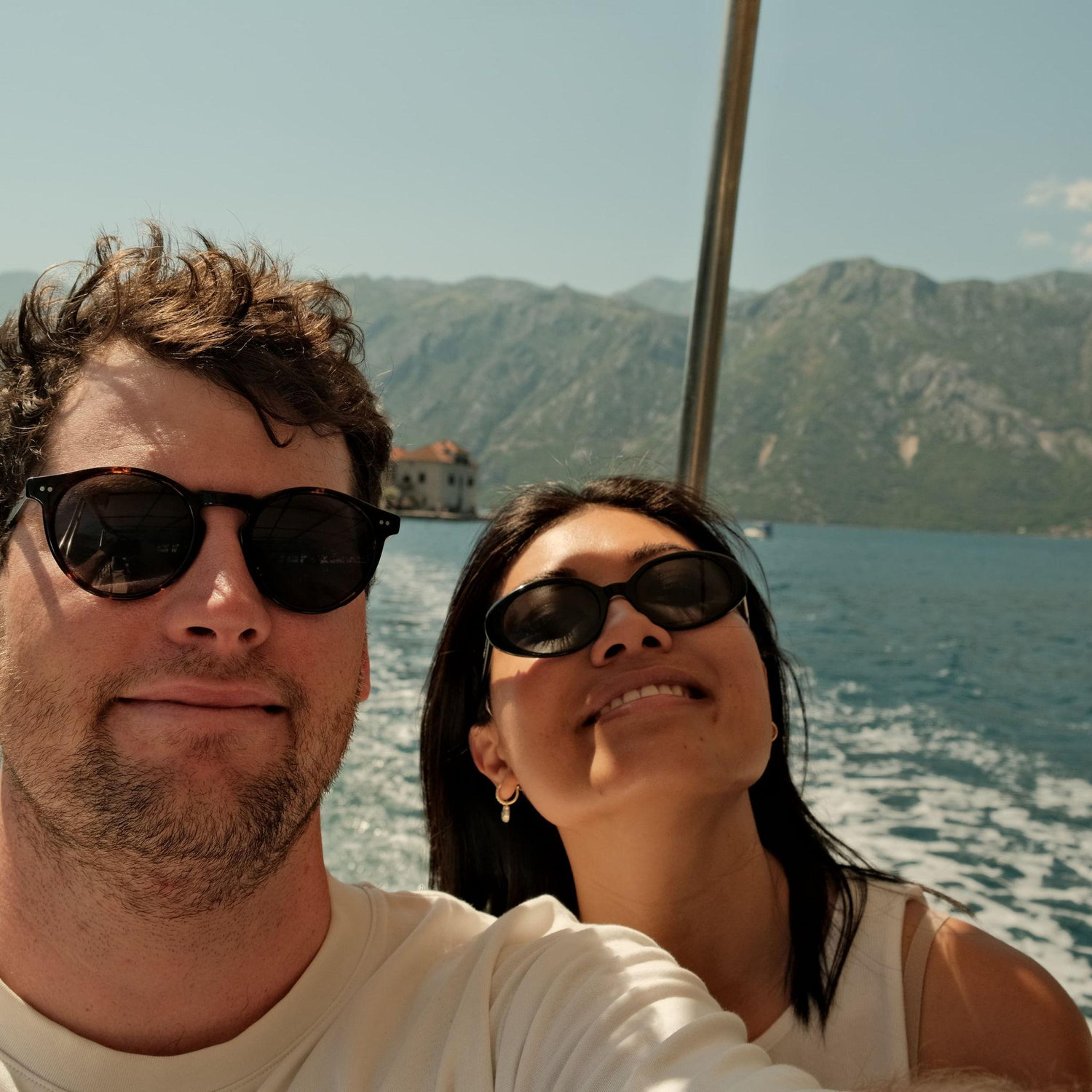 Seeing the Kotor Bay from the sea