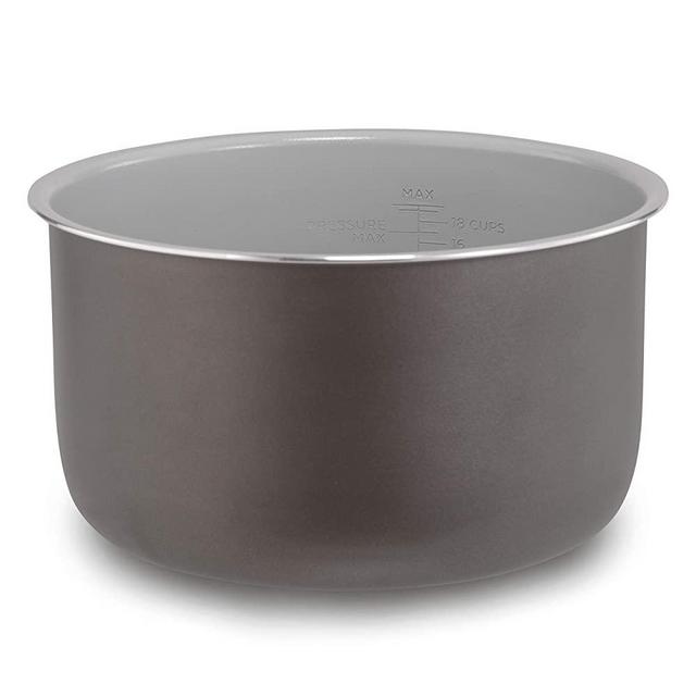 Ninja Foodi Nonstick Ceramic Coated Inner Pot, with 6.5 Quart Capacity, and a Gray Finish
