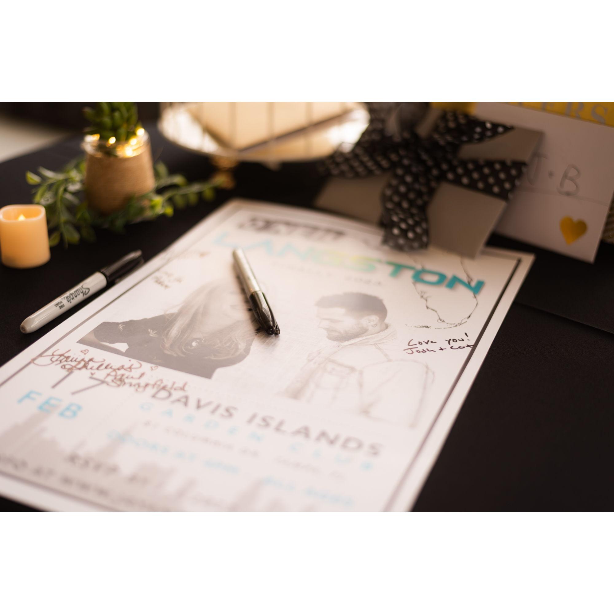 Fun fact: Jay designed the invitations