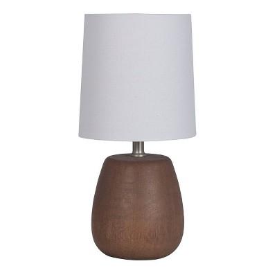 Polyresin Wood Accent Lamp Walnut - Threshold™